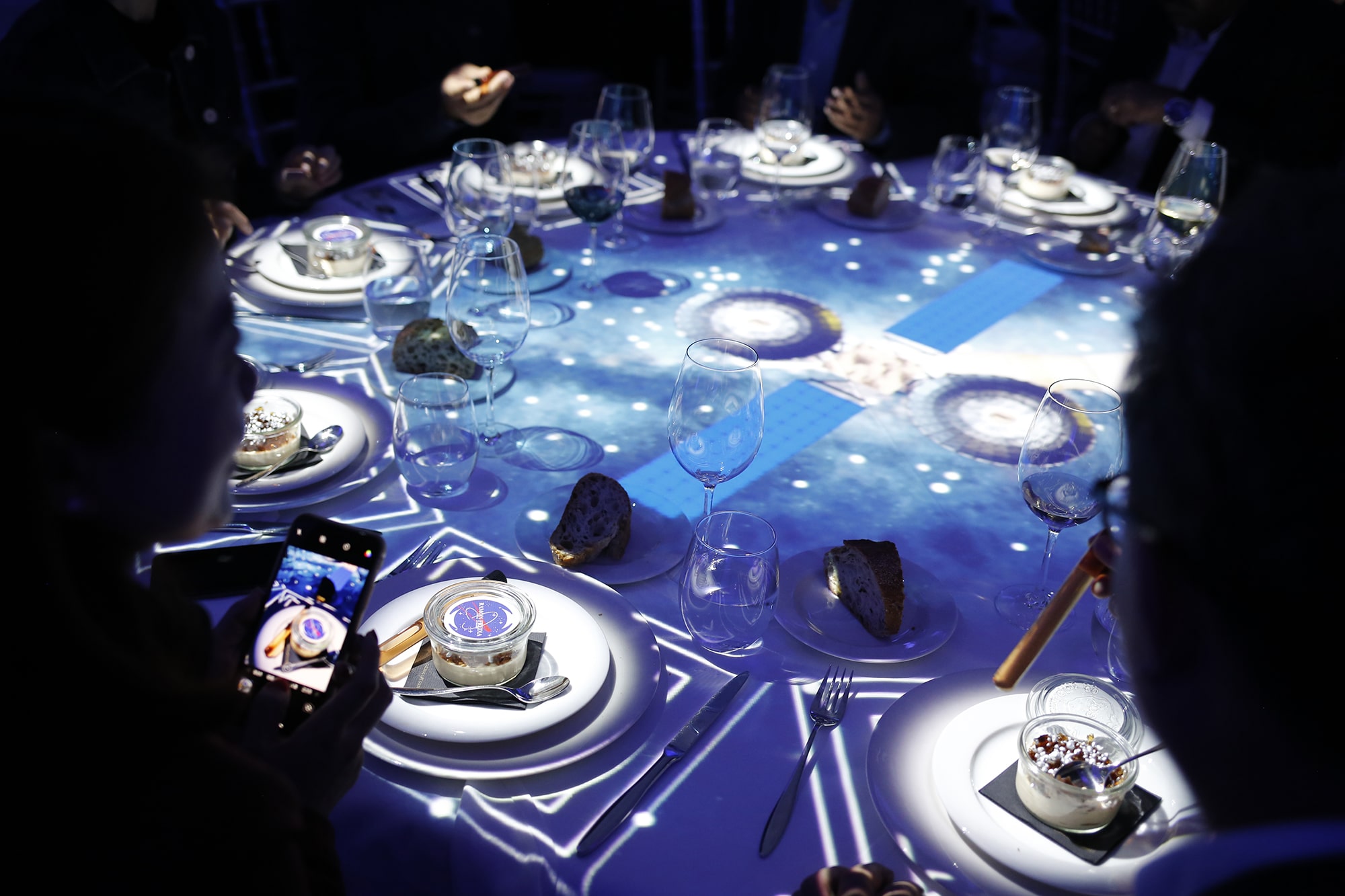 Cena y vídeo mapping
